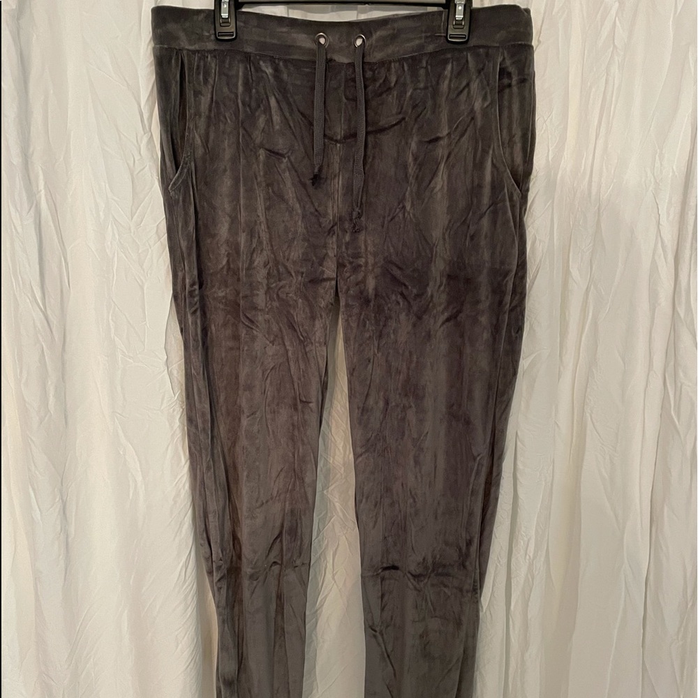 Coco Limon‎ Gray Velour Lounge Pants